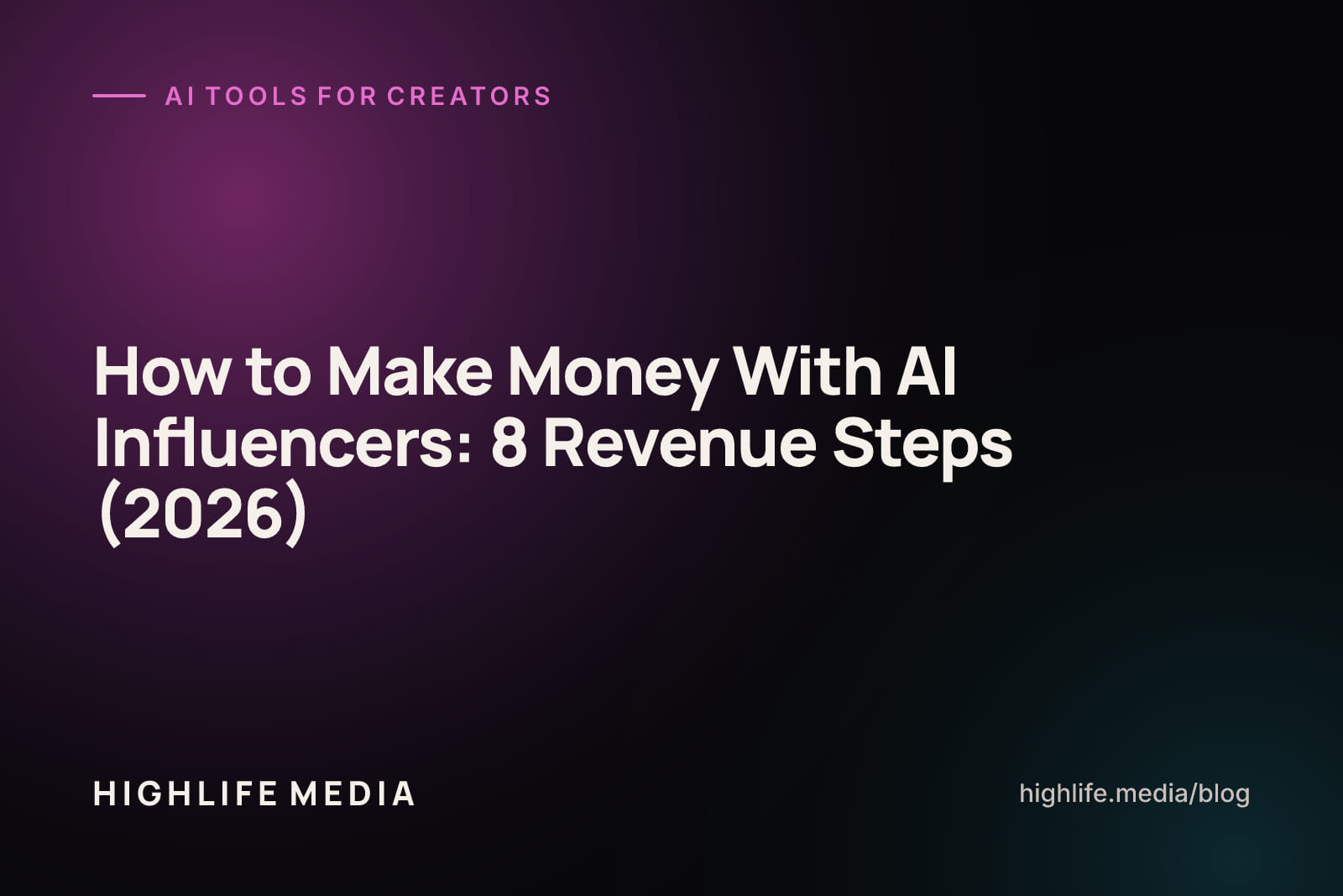 Creator workstation planning how to make money with AI influencers through brand deals and subscriptions